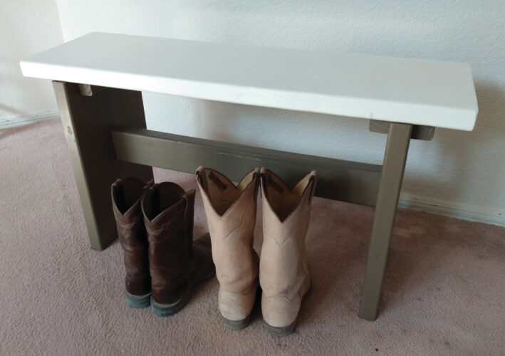 DIY Farm Bench